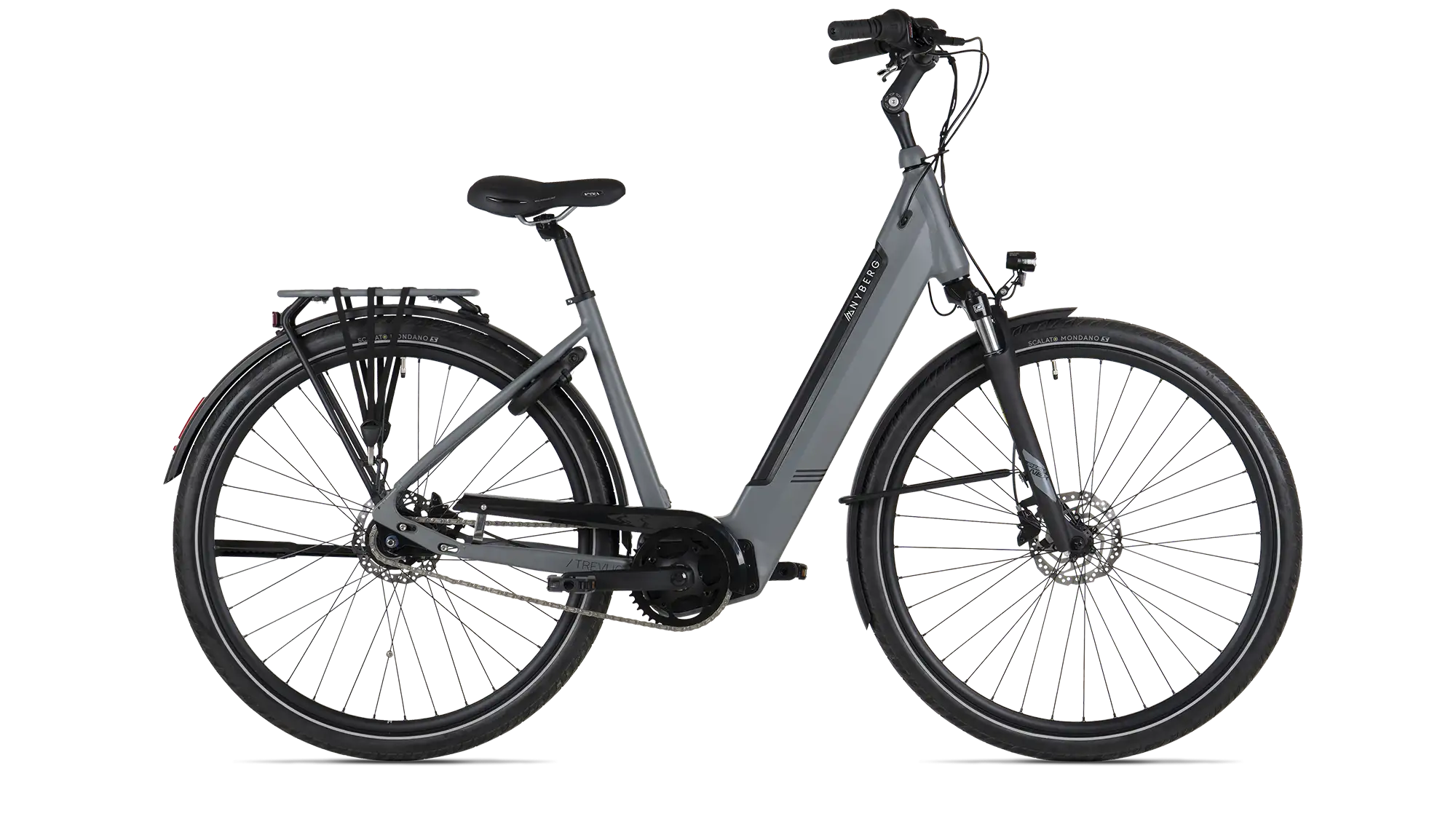 Nyberg Trevlig - basalt grau matt - 28'' - 44 cm