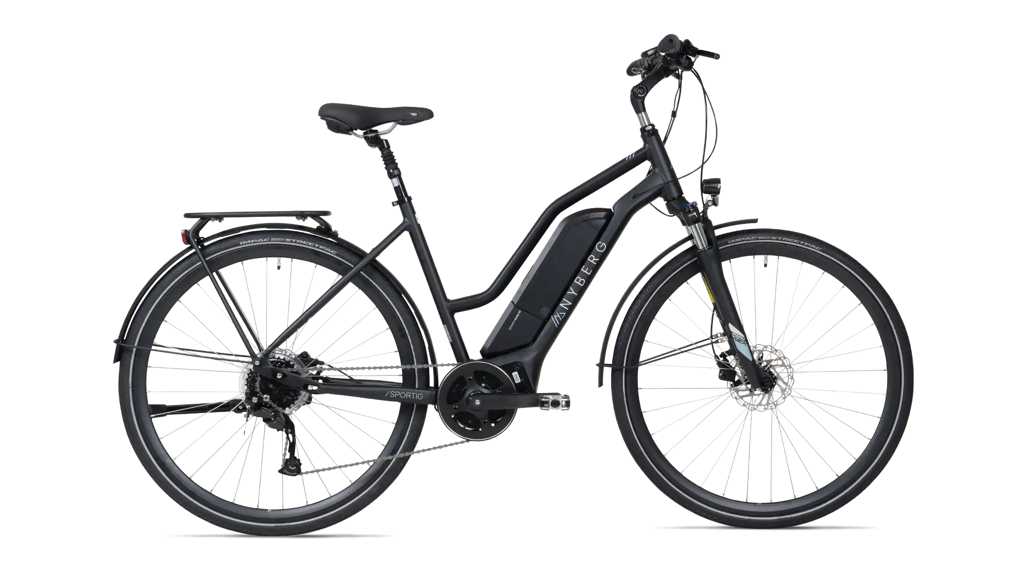 Nyberg Sportig Lady - matt schwarz - 28'' - 49 cm