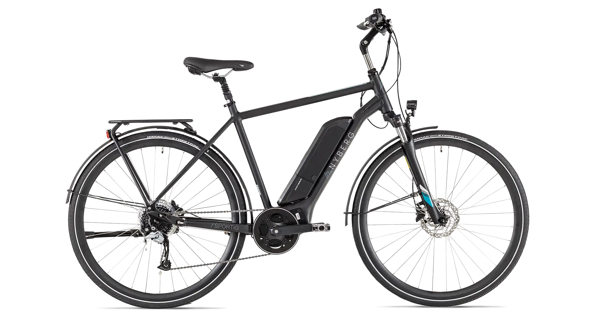 Nyberg Sportig Men - matt schwarz - 28'' - 53 cm